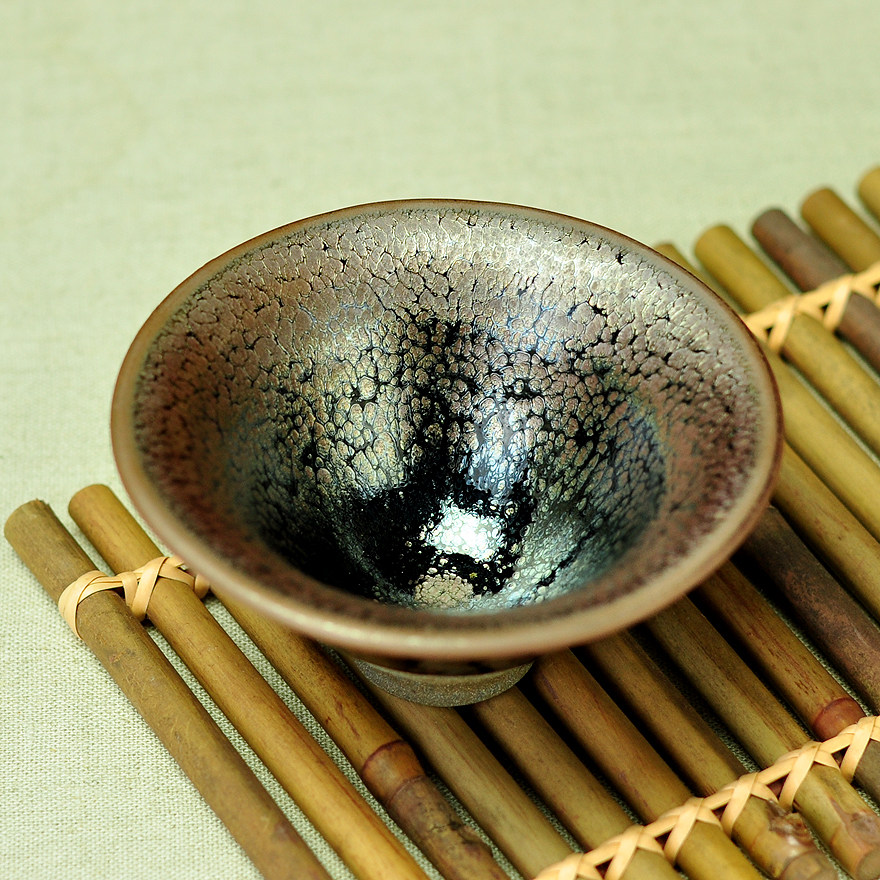 【孙福昆】建盏非物质文化遗产传承人《粉彩油滴》