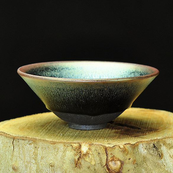 【陈国文】建盏新生代工艺师《银毫盏》