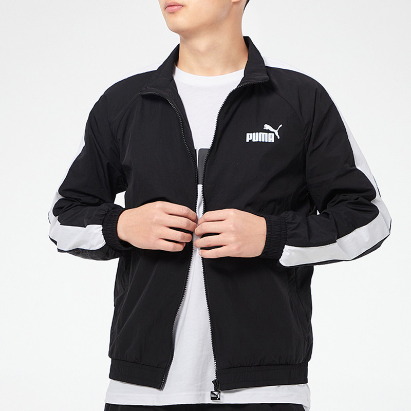 puma彪马2021春季新款外套男装运动服跑步健身休闲防风夹克532559