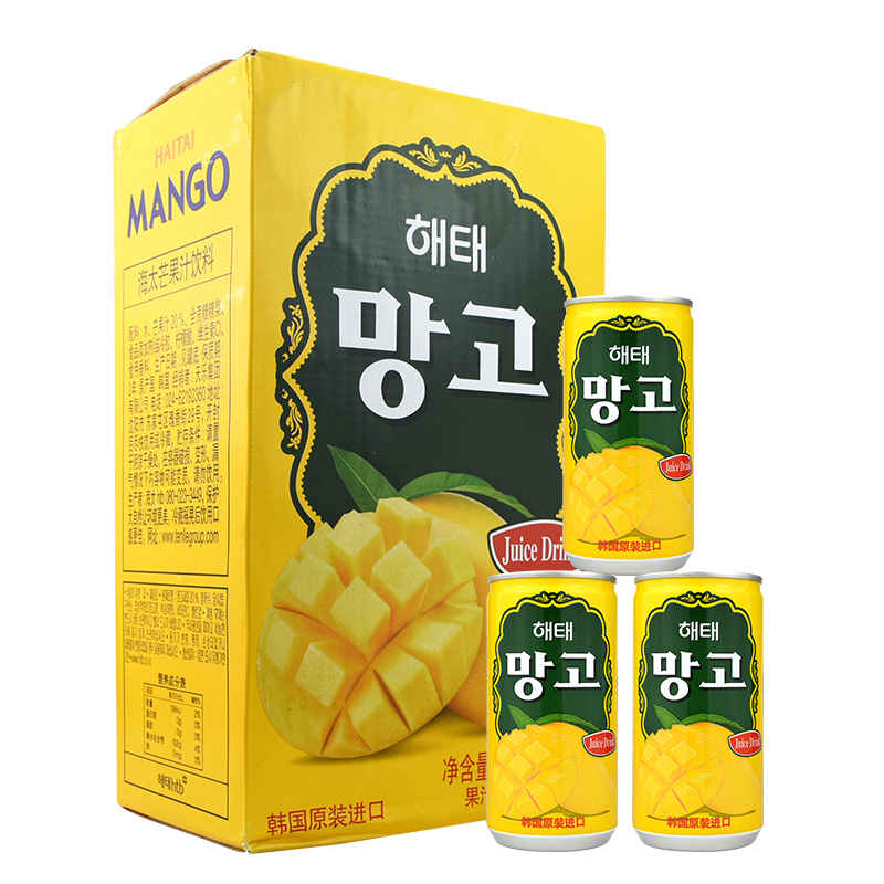 韓國進口飲料海太芒果汁180mL韓國果汁15聽裝在類目 咖啡/麥片/衝飲, 飲料, 果味飲料中 - 來自Buy2taobao.com提供專業的淘寶代購服務