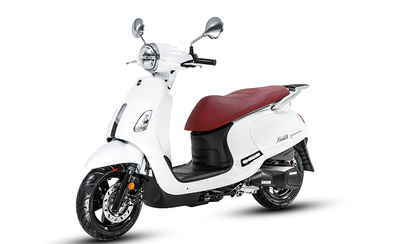 三阳飞度4踏板摩托车全新正品国四电喷水冷前后abs省油可上京b牌