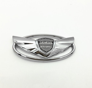 现代劳恩斯酷派银色车标 酷派改装劳恩斯车标 亮光银色套标