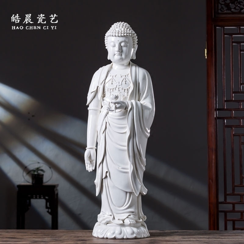 净空荐阿弥陀佛陶瓷佛像摆件白瓷如来释迦牟尼佛药师佛如来佛供奉在类目 家居饰品, 摆件中 - 来自Buy2taobao.com提供专业的淘宝代购服务