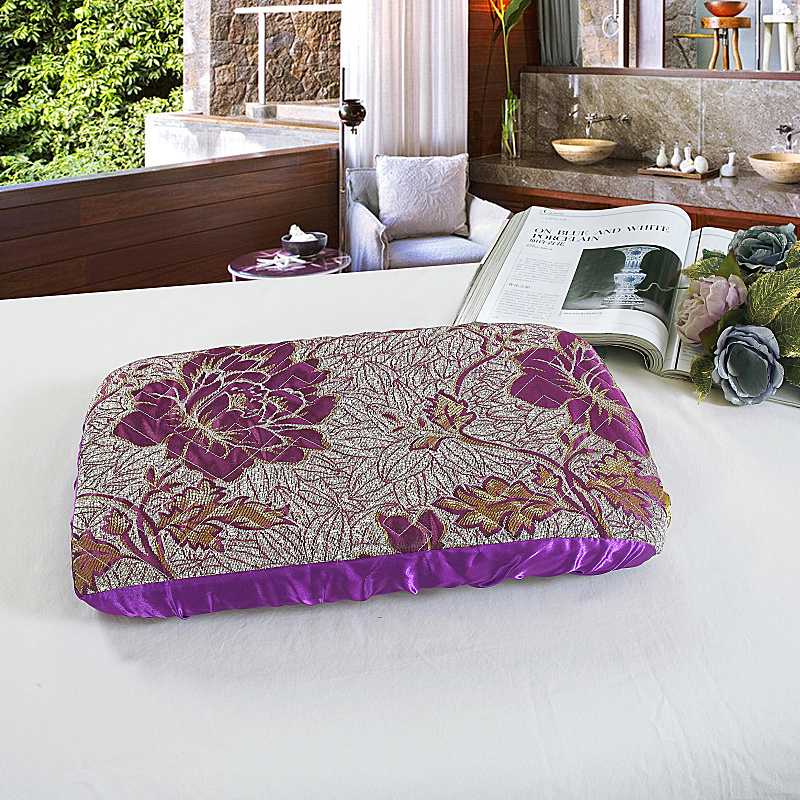 枕套新款美容院床专用美容枕芯纯色枕头方枕按摩床小枕头特价包邮