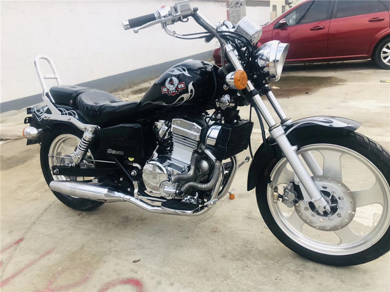 复古机车双缸水冷风暴太子整车 二手太子摩托车正品大地鹰王250cc