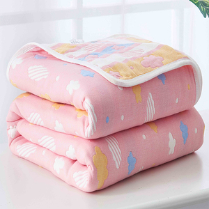 小毛巾被纯棉单人图片