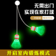 单人羽毛球训练器回弹自打线健身儿童室内一个人打羽毛球练习神器