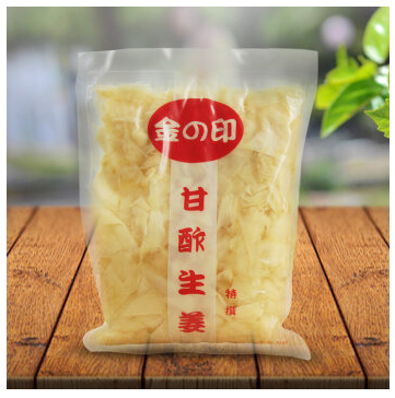 寿司姜片甜醋_寿司白姜片 金印生姜片 糖姜片 甜醋姜片白寿司姜 醋泡