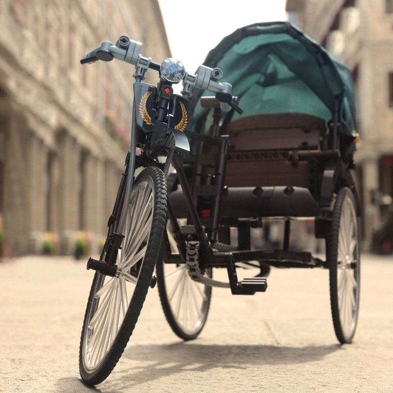 儿童玩具老式单车4益智3动脑8至黄包车7男童6岁以上5男孩生日礼物