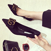 2019 new pattern Versatile Spring High-heeled shoes Stiletto Mitzvah Net Red bow Single shoes 3cm 2019 new pattern Versatile Spring High-heeled shoes Stiletto Mitzvah Net Red bow Single shoes 3cm