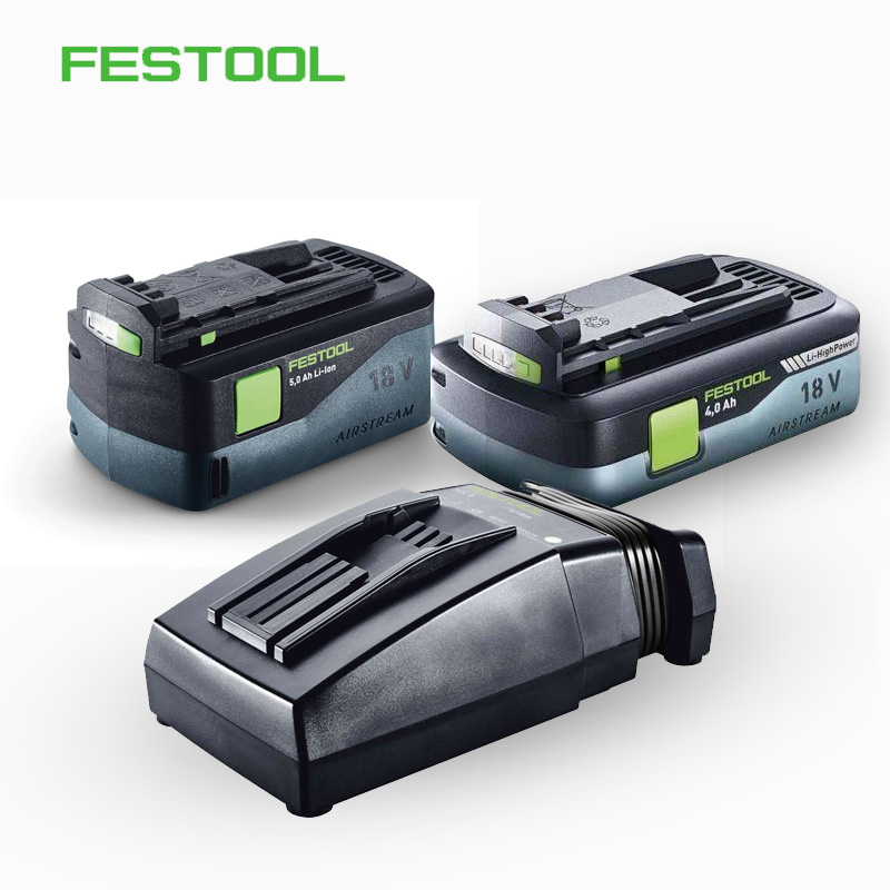 FESTOOL费斯托工具德国电池4专业快速充电器18V5.0安TCL6C快通用3