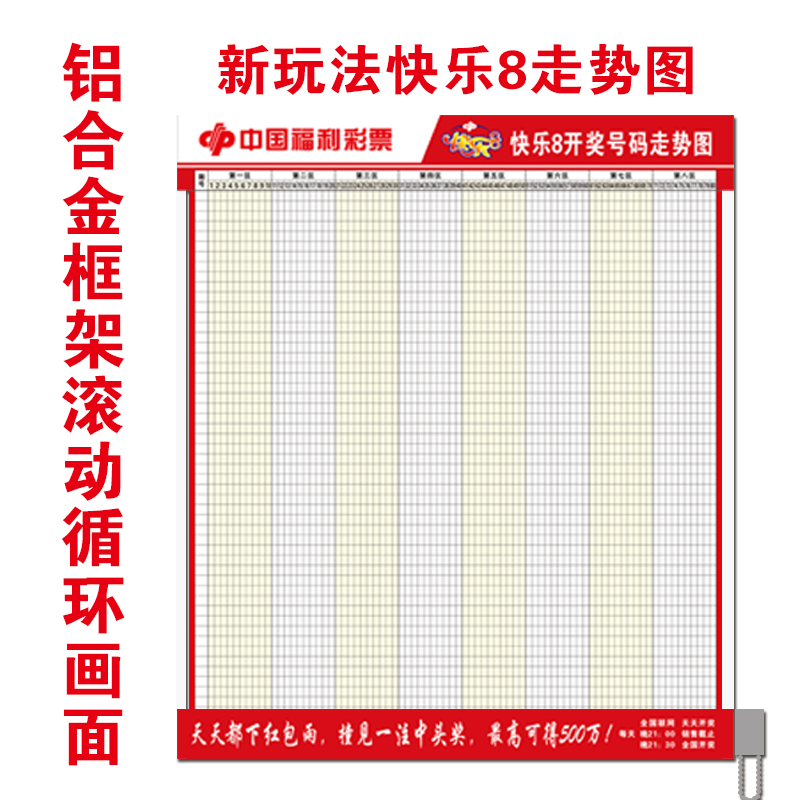 福利双色球3d七乐彩福彩滚动海报贴纸已售27￥20折后价￥25天猫新品