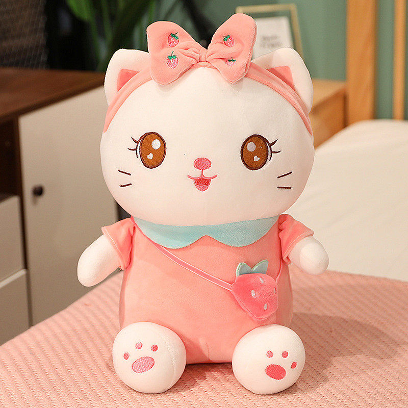可爱猫咪公仔毛绒玩具女孩抱着睡觉布偶儿童布娃娃女生抱枕礼物