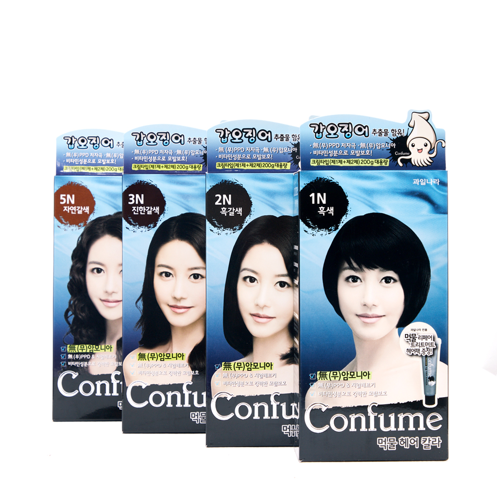 韩国CONFUME原装正品水果之乡植物染发剂可芬墨鱼汁染发膏100g在类目 美发护发/假发, 染发烫发, 染发膏中 - 来自Buy2taobao.com提供专业的淘宝代购服务