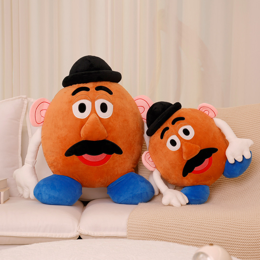 搞怪呆萌蛋头土豆先生公仔卡通毛绒儿童陪睡玩偶网红布娃娃抱枕女