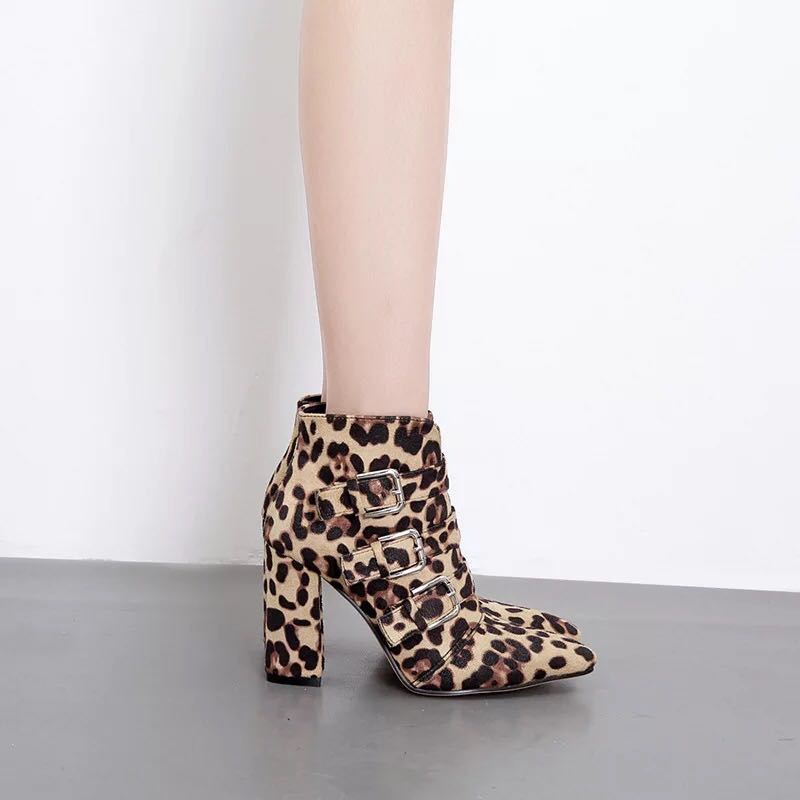 New Leopard-print Serpentine High-heeled Shoes在类目 女鞋, 靴子中 - 来自Buy2taobao.com提供专业的淘宝代购服务
