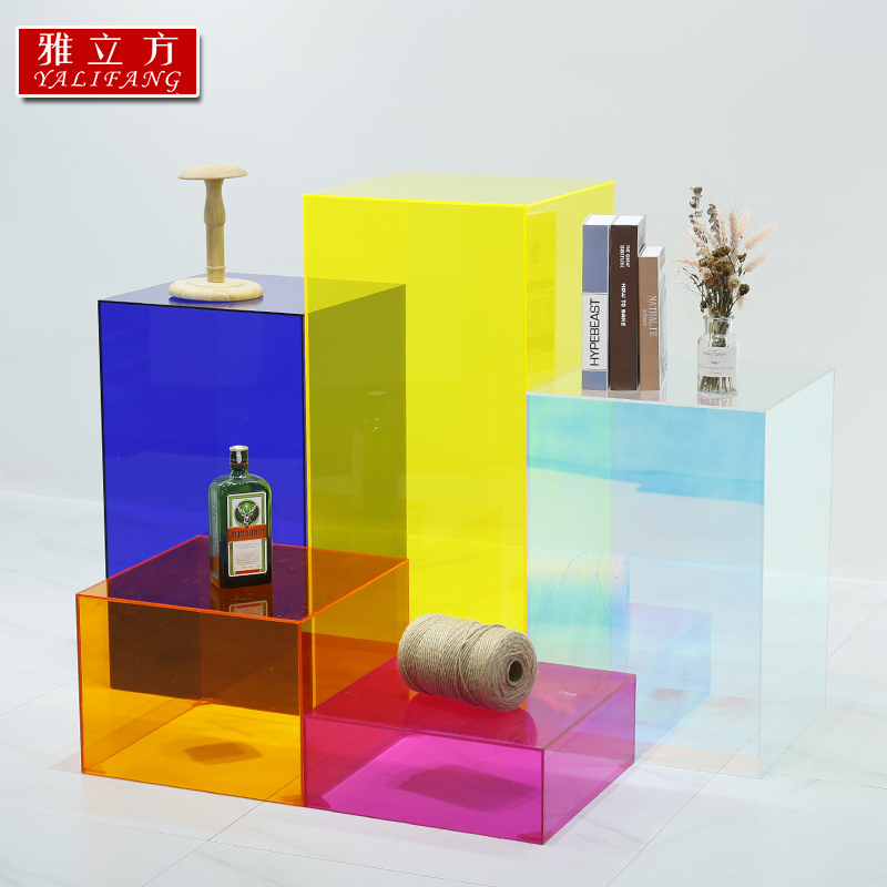 服装店橱窗展示架方形彩色亚克力鞋包产品陈列中岛流水台直播地台在类目 商业/办公家具, 服装店家具, 展示地台/底座中 - 来自Buy2taobao.com提供专业的淘宝代购服务