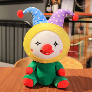 卡通小丑公仔毛绒玩具儿童安抚陪睡玩偶布娃娃生日礼物送男孩女孩