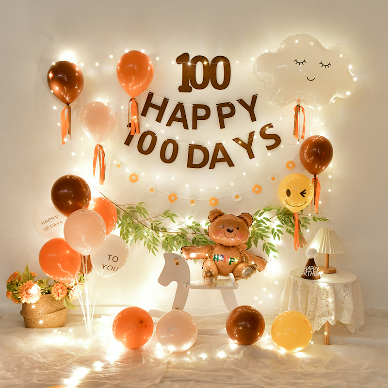 百天宴布置背景墙