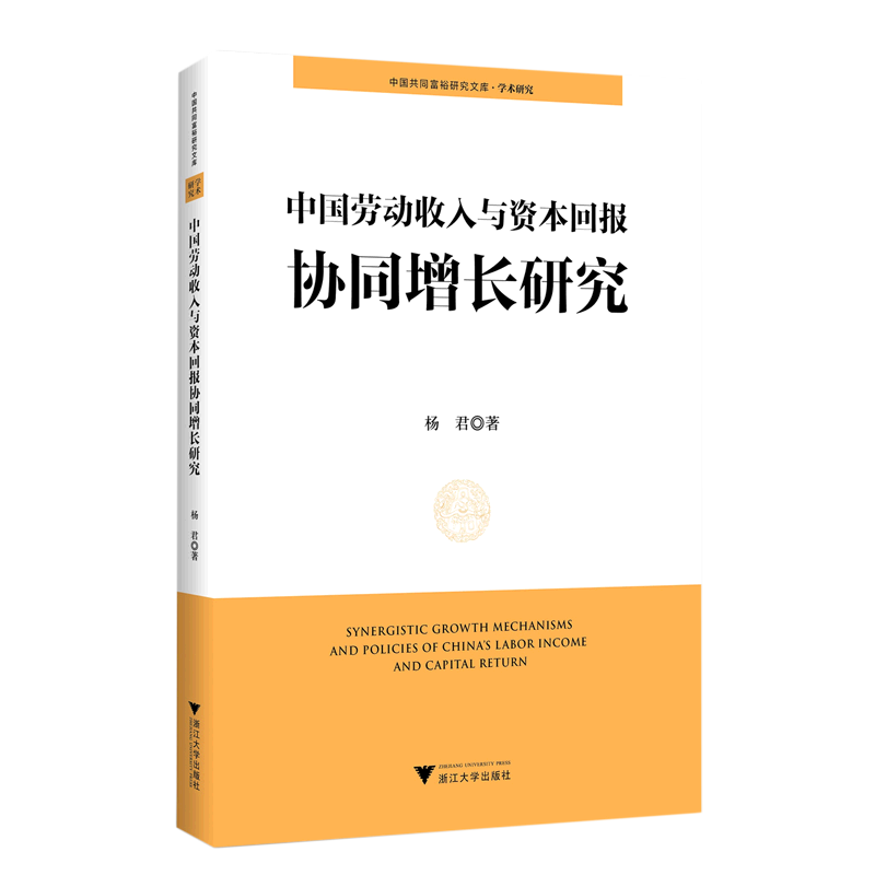 中国劳动收入与资本回报协同增长研究/中国共同富裕研究文库