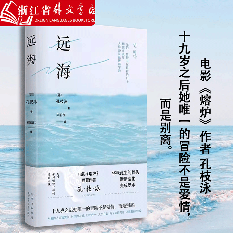 远海 孔枝泳著 电影熔炉原著作者 “将我此生的骨头渐渐溶化，变成墨水” 韩国文学 外国小说 82年生的金智英你的夏天还好吗