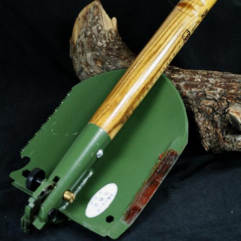 雷蝎 锹308户外wjq-308多功能折叠锹备车工兵铲