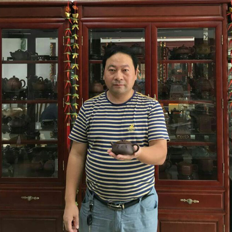 【景舟石瓢-壶润茶香】工艺美术师 吴秋平 紫泥 200cc