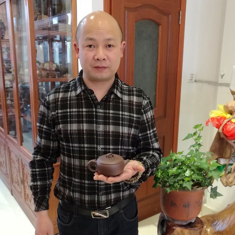 手工制作《碗壶》紫砂名家 陆承贵 原矿紫泥 250cc左右