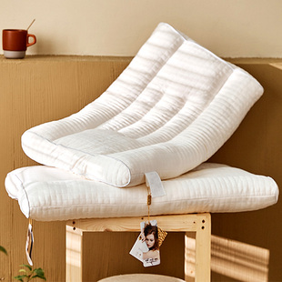 成人大豆纤维枕头枕芯低矮薄中高夏季立体定型护颈单人一个单个软