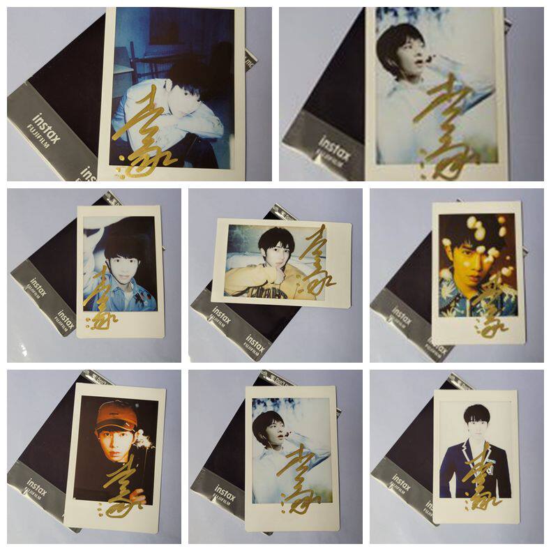 新款创造营2021青春有你3李俊濠自拍照亲笔签名3寸拍立得照片8款