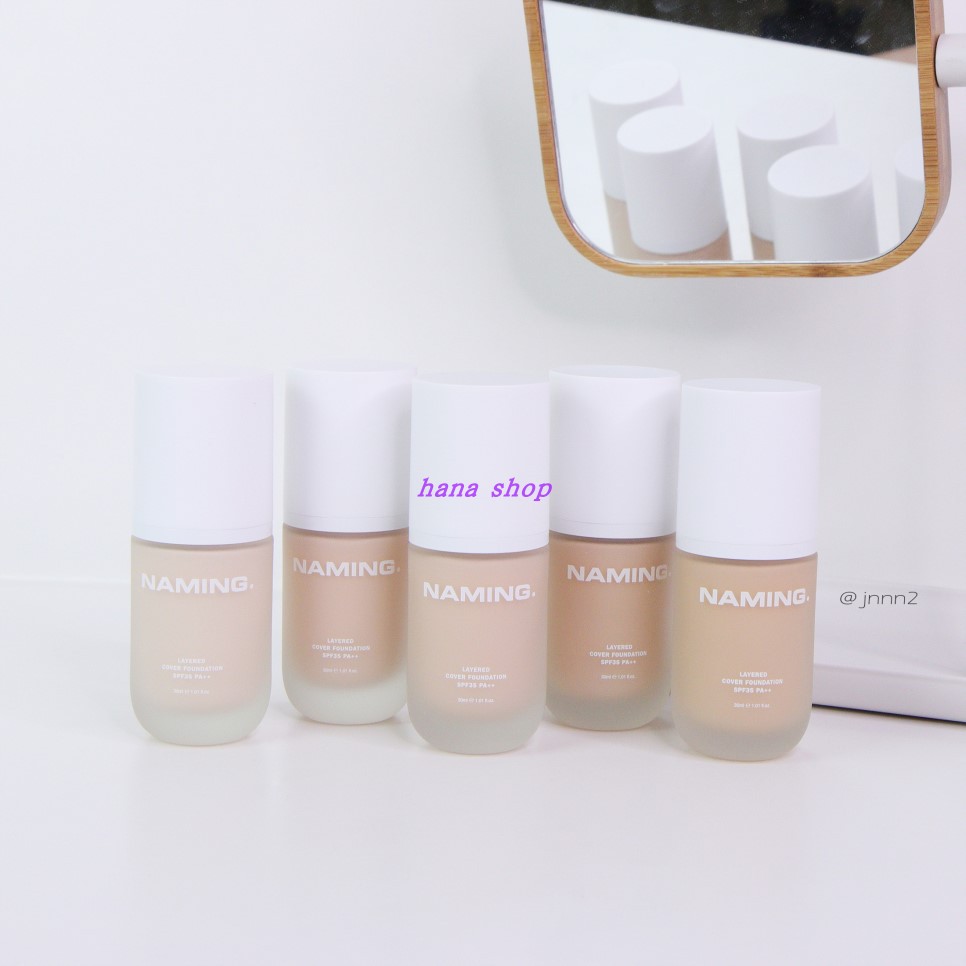 韩国代购 Naming空气感轻便持久服帖粉底液 Layered cover粉底|msdalam kategori Alat solek/minyak wangi/kecantikan, Makeup/krim - dari Buy2taobao.com untuk memberikan perkhidmatan ejen Taobao profesional membeli