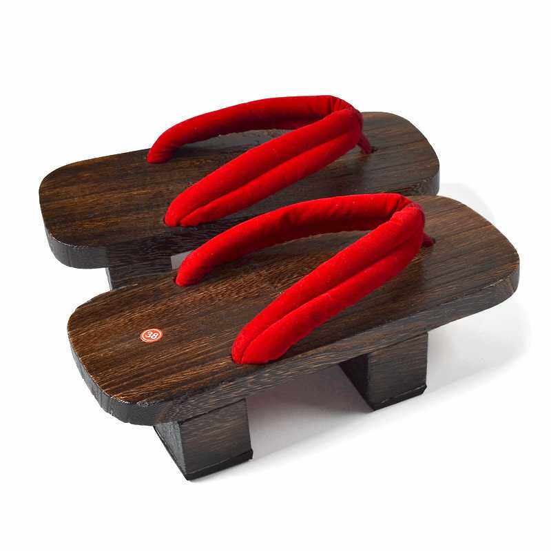 和服花魁二齿木屐女生生人拖鞋家居高跟日式时装凉鞋