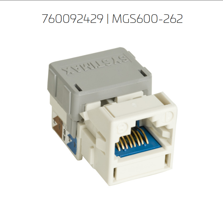 康普Commscope6A超六类非屏蔽RJ45网络模块MGS600 10G万兆24口网络配线架CPP-UDDM-M-1U-24万兆1U水平理线器