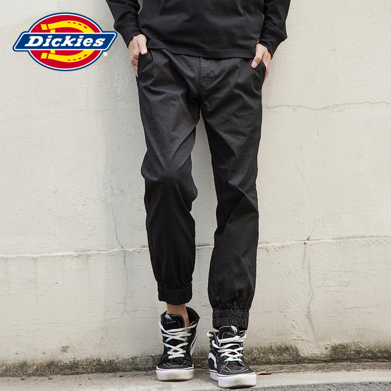 Dickies侧缝同色拼接束口慢跑裤男宽松工装裤休闲长裤183M40EC10