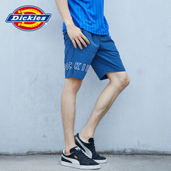 Dickies 尼龙弹力面料五分裤字母男士短裤休闲裤短裤男182M40WD06