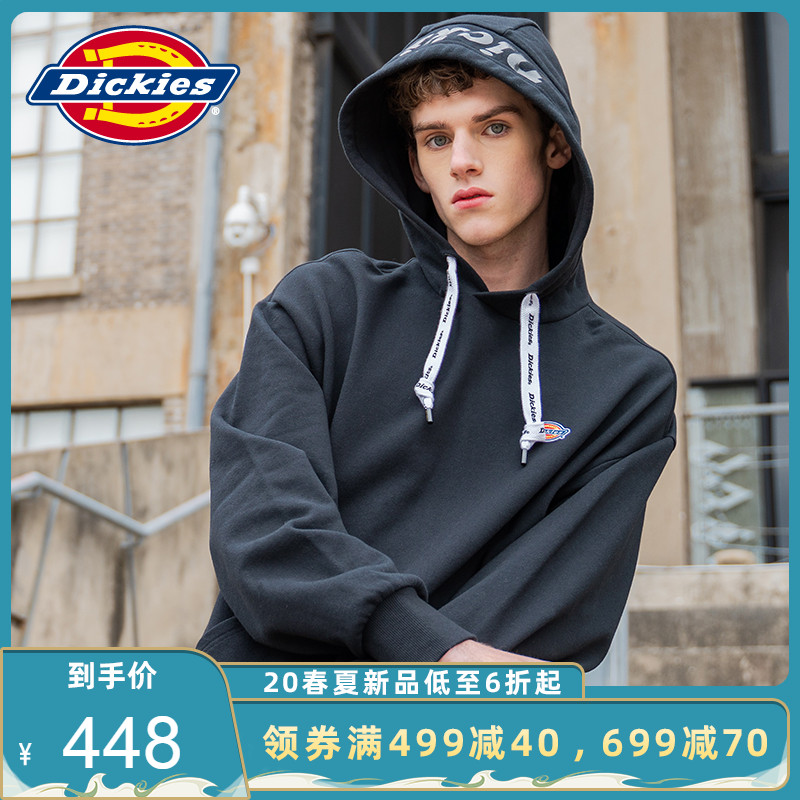 Dickies发光Logo印花情侣卫衣 男女同款logo徽章中性上衣DK007562