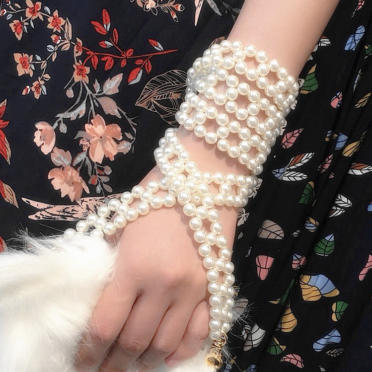 原創珍珠鏈斜跨手提帶 diy小包肩帶萌Lolita複古軟妹魚線編織珍珠在類目 飾品/流行首飾/時尚飾品新, DIY配件, 鏈條中 - 來自Buy2taobao.com提供專業的淘寶代購服務