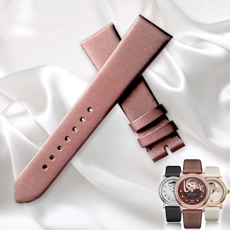 堡德利柔软绢丝表带女代用fc-310心跳心动系列手表带女表链咖啡色