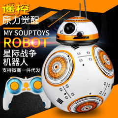 星球大战BB-8机器人智能遥控平衡机器人带灯光音乐特技遥控车玩具