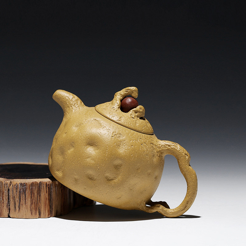 国家级高级工艺师 朱亚卫 《龙球供春》极品本山绿泥 紫砂壶收藏