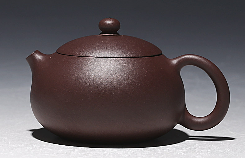 紫砂名家周成进《扁玉西施》老紫泥 紫砂收藏