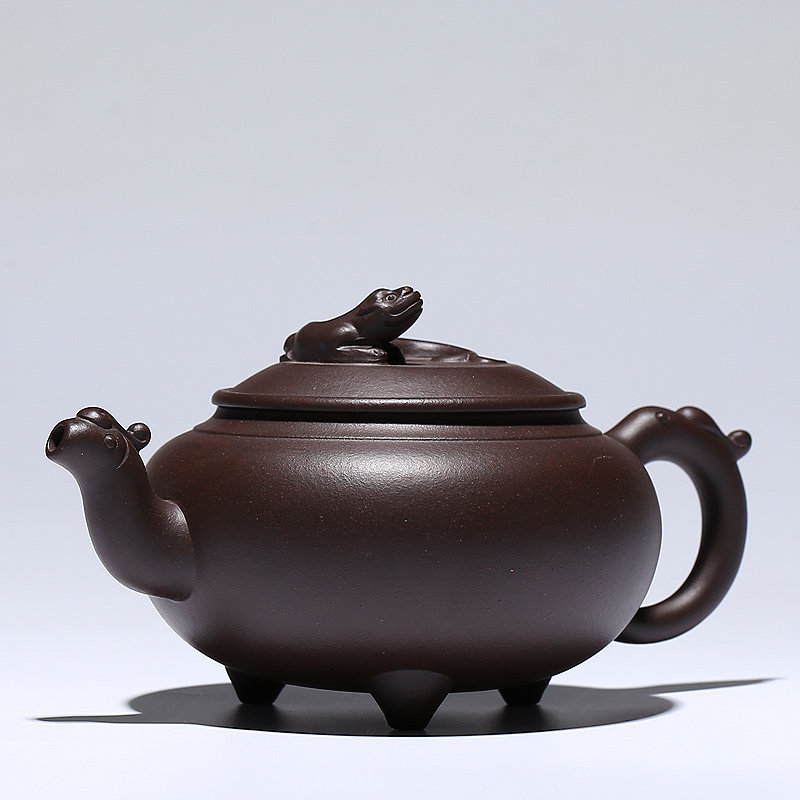 实力陶人 朱亚卫 《凤鸣》老紫泥 宜兴紫砂壶紫砂收藏