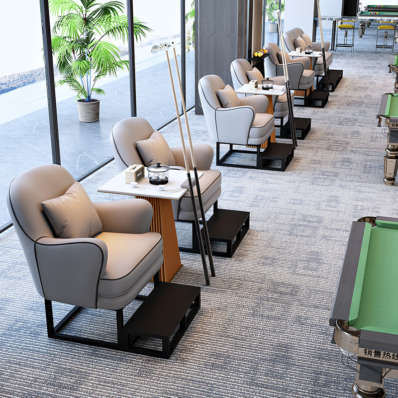 台球厅台球沙发台球室观球椅台球椅休息高档比赛专用看球轻奢新款