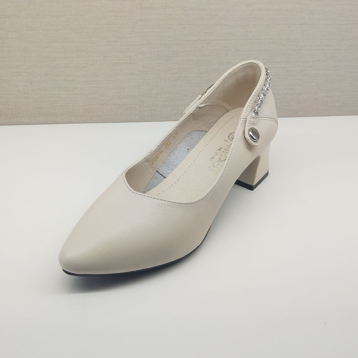 龙帝欧正品女鞋2020春秋季新款浅口时尚女单鞋皮鞋女真皮2020196