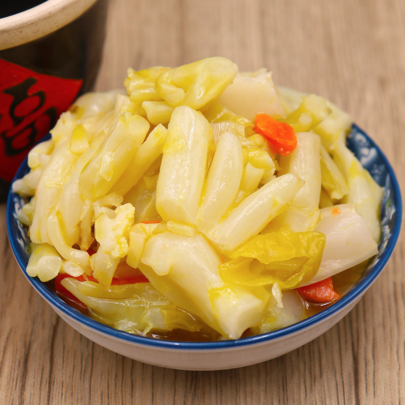 开胃菜花梗500g大酒店冷盘菜凉菜成品即食台州特产花菜梗酱菜泡菜