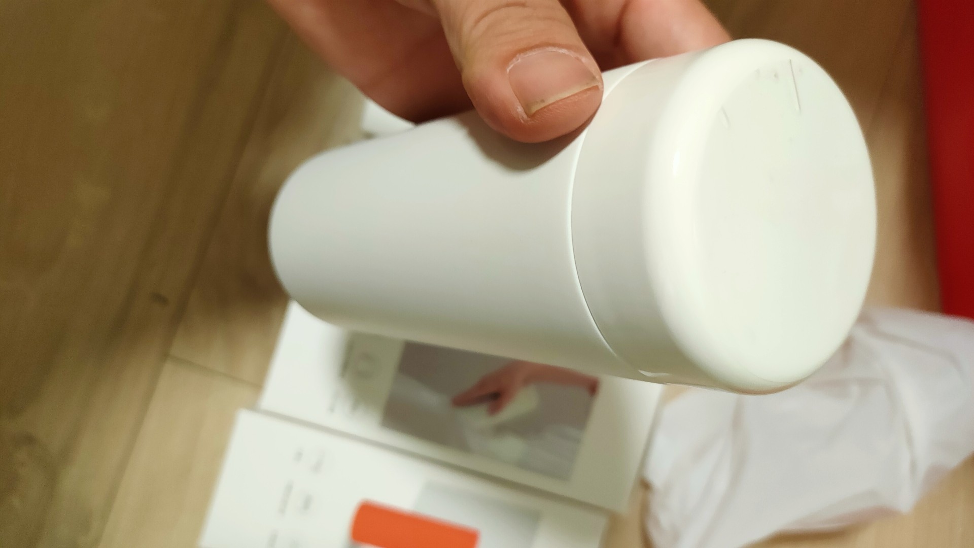 米家同款保温杯口袋版 350ml 白色，316不锈钢内胆，带