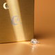 【助力工作的强心剂】经典心形巴西黄水晶围镶 设计款S925银戒指