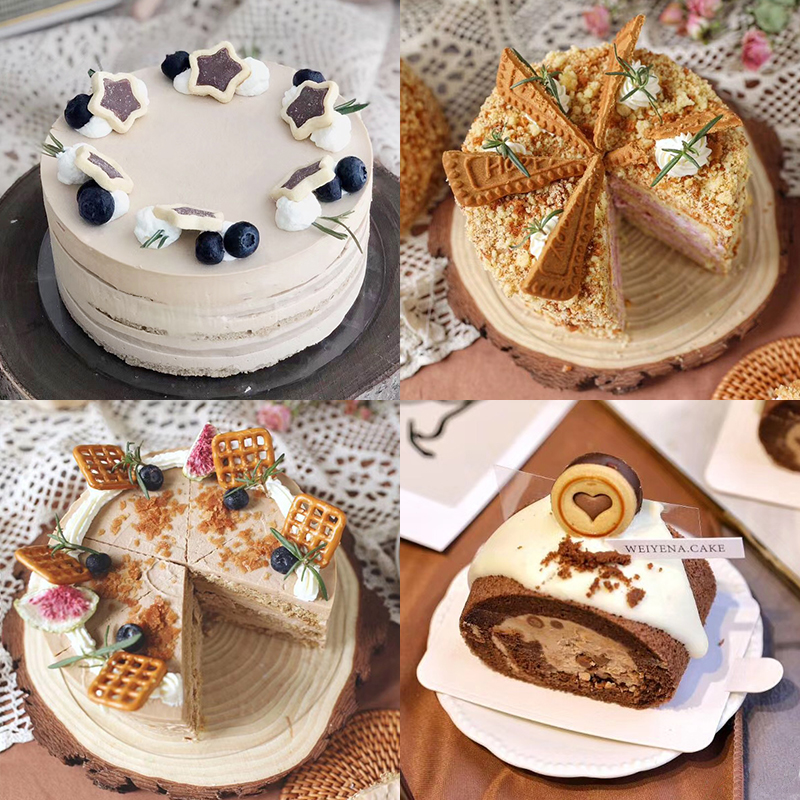 格力高星奇劳伦兹巧克力蓝莓夹心饼干首尔蛋糕装饰甜品ins风摆件
