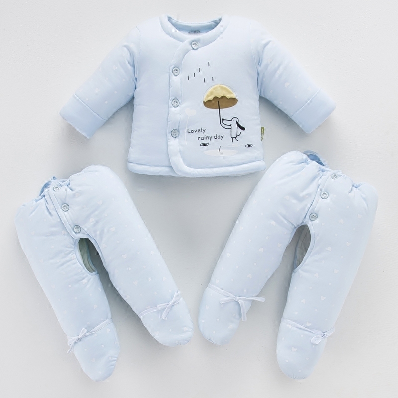 Newborn Cotton three-piece coat winter Baby clothes Autumn and winter Baby padded Suit jacket 0-3 A monthin the Children/Baby/Family fitted , Cotton-padded jacket/Padded  category - from Buy2taobao.com to provide professional Taobao agent buy service