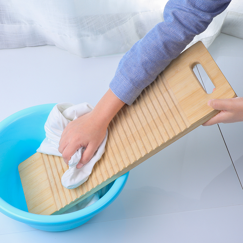 洗衣板家用老式手握式搓衣板小号洗衣服竹板非实木加厚大号刷衣板